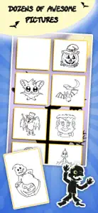 Coloring book : Draw Halloween screenshot #3 for iPhone