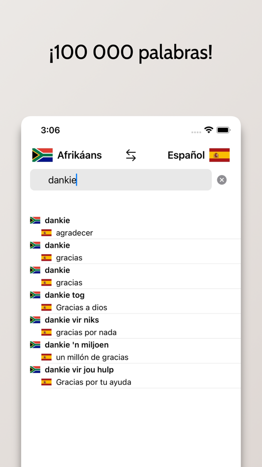#3. Diccionario Afrikáans-Español (iOS) di: FB PUBLISHING LLC