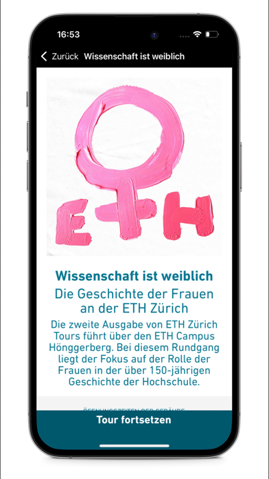 ETH Zurich Tours Screenshot