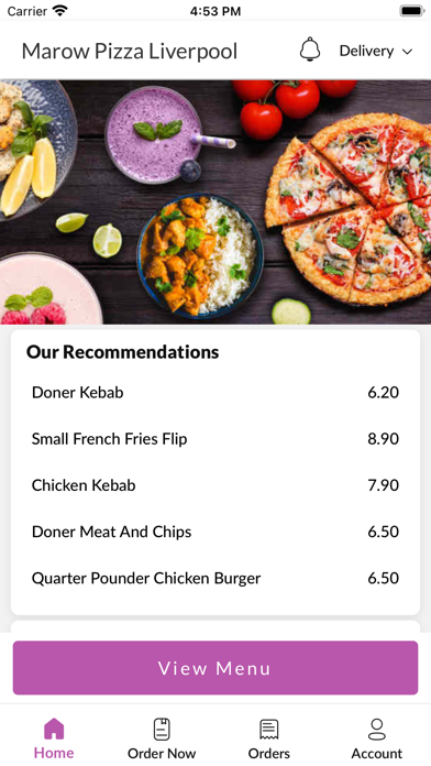 Marow Pizza Liverpool Screenshot