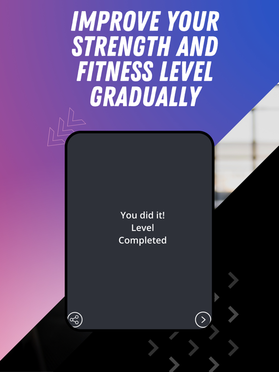 Push up workout iPad screenshot 4 - Health & Fitness app