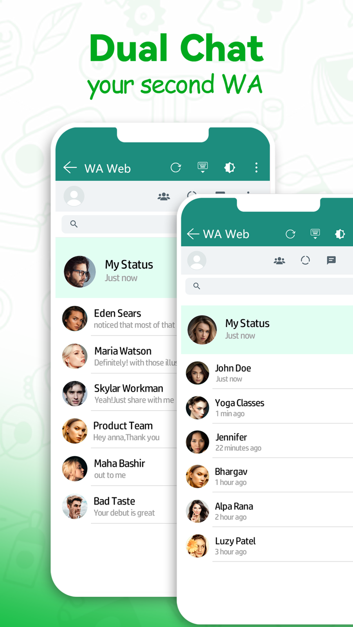 WA Web - Scan and Direct Message