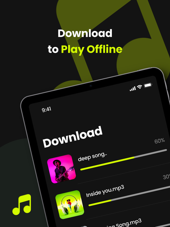 Screenshot #6 pour Offline Music Player Pro