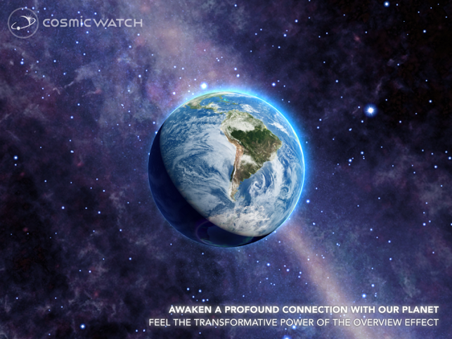 Zrzut ekranu z Cosmic-Watch