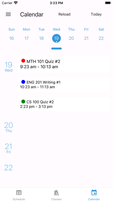 School Planner - HFT Screenshot