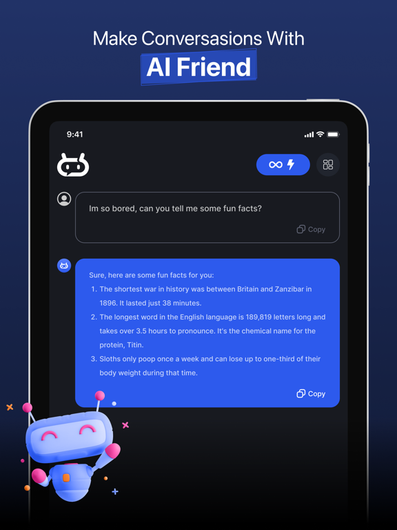 Screenshot #5 pour AskGenie: Chatbot AI Assistant