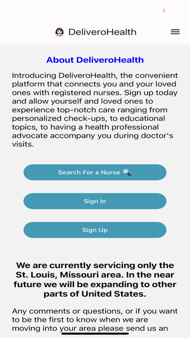 Delivero Health Screenshot