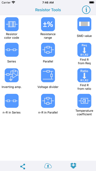 Screenshot #1 pour Resistor Tools