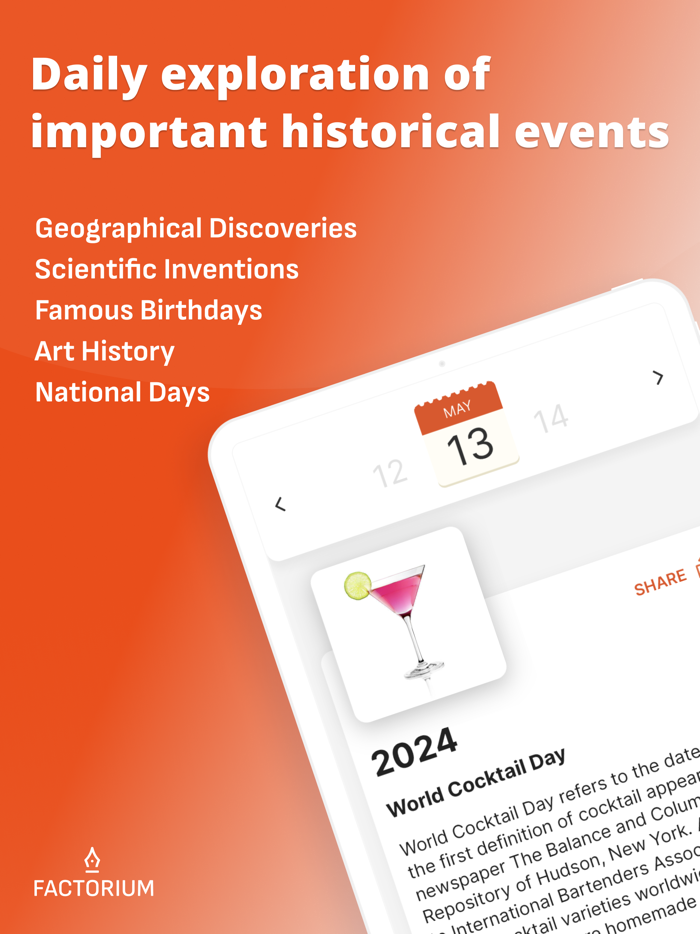 Factorium Daily History Facts