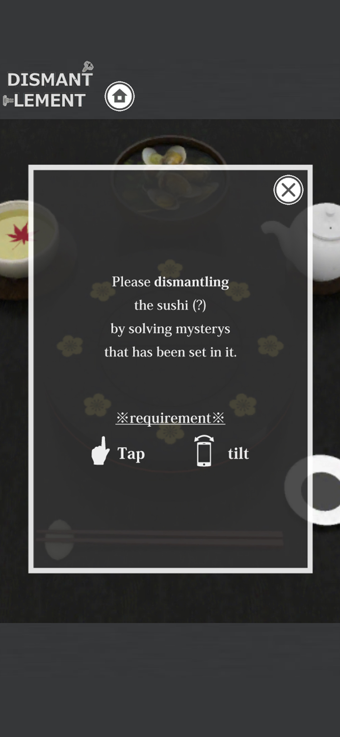 Dismantlement SUSHI  Riddle