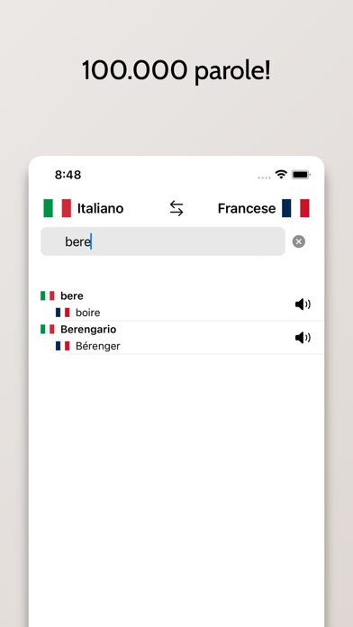 Dizionario Francese/Italiano Screenshot