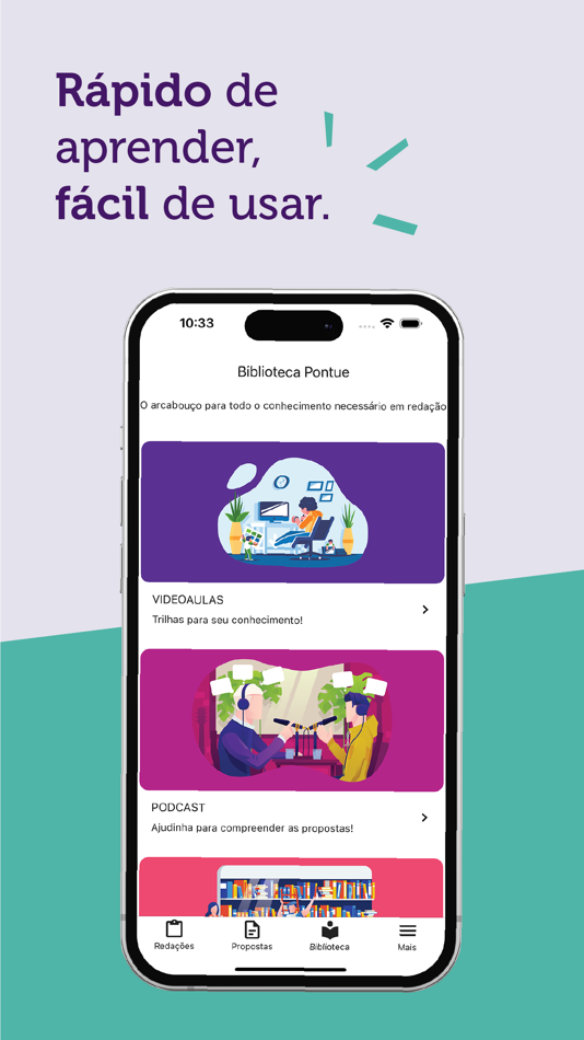 #2. Pontue - Redação Inteligente (iOS) Podle: Livia Maria da Silva de Toledo