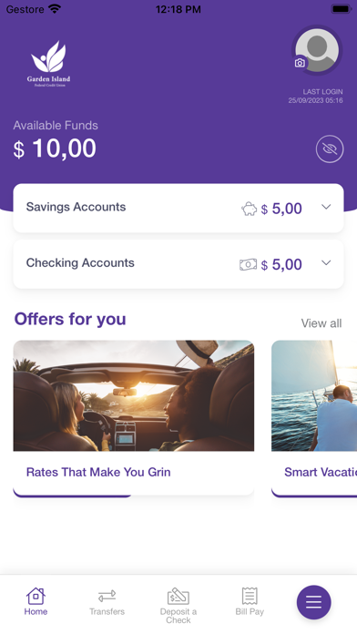 Garden Island FCU Mobile Screenshot