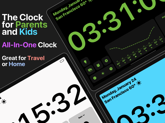 Bedtime Clock Parents and Kids