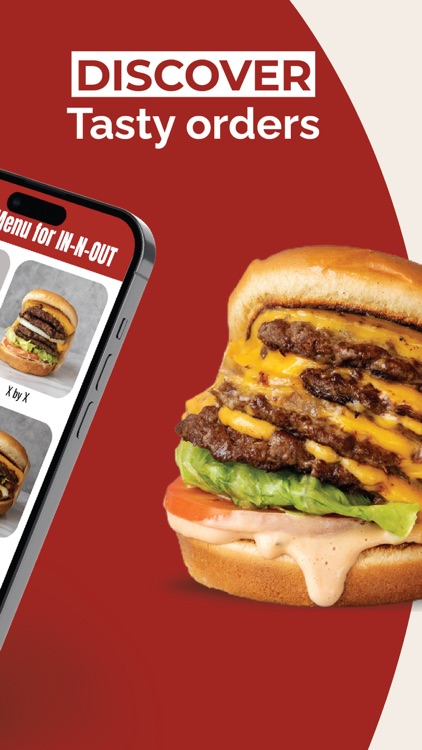 Secret Menu for In-N-Out