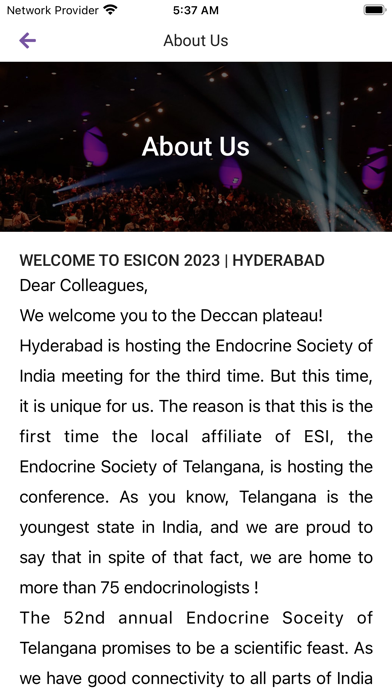 ESICON 2023 Screenshot