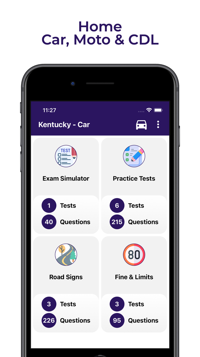 Kentucky DMV Practice Test KY