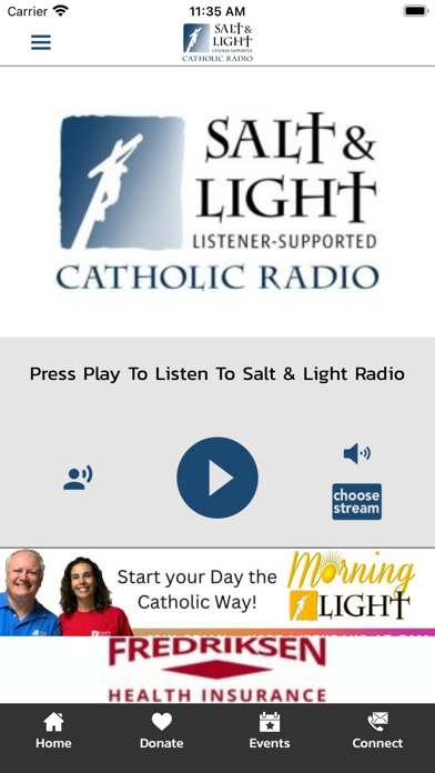 Salt & Light Radio Screenshot