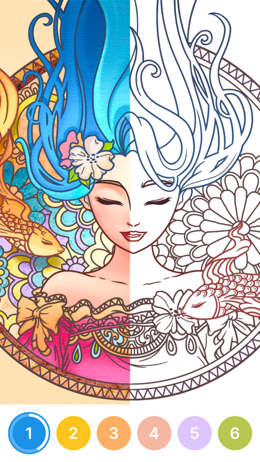 #1. Paint Me: Color By Number (iOS) Podle: Nguyen Vinh