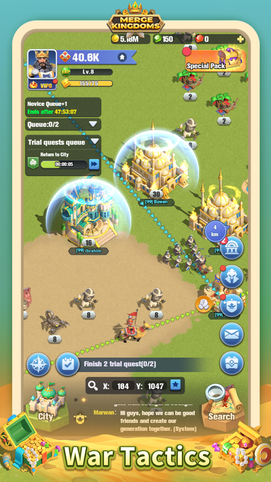 #6. Merge Kingdoms (iOS) 由: YG Technology FZ-LLC