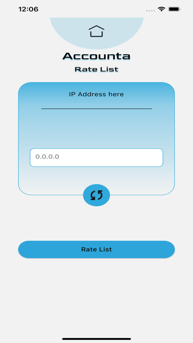 Accounta Rate List Screenshot