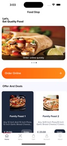 Food Stop-Order Online screenshot #1 for iPhone
