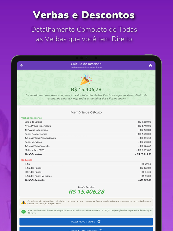 Cálculo Rescisão CLT