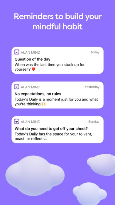 Alan Mind Daily Journal Screenshot