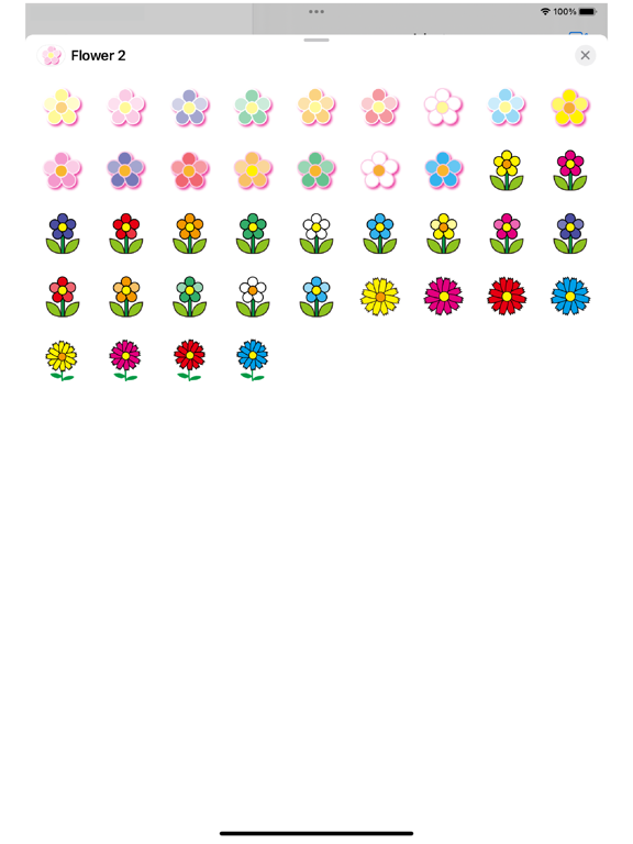Screenshot #4 pour Flowers 2 Stickers