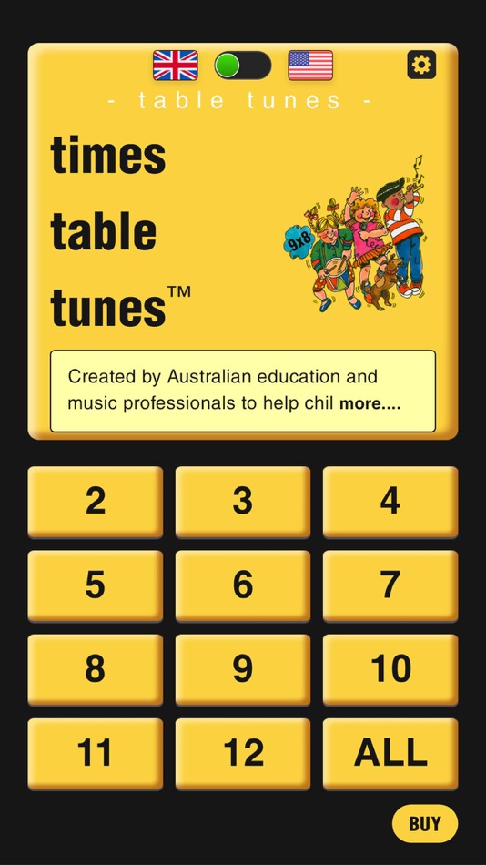 #1. Times Table Tunes (iOS) Podle: Peter James