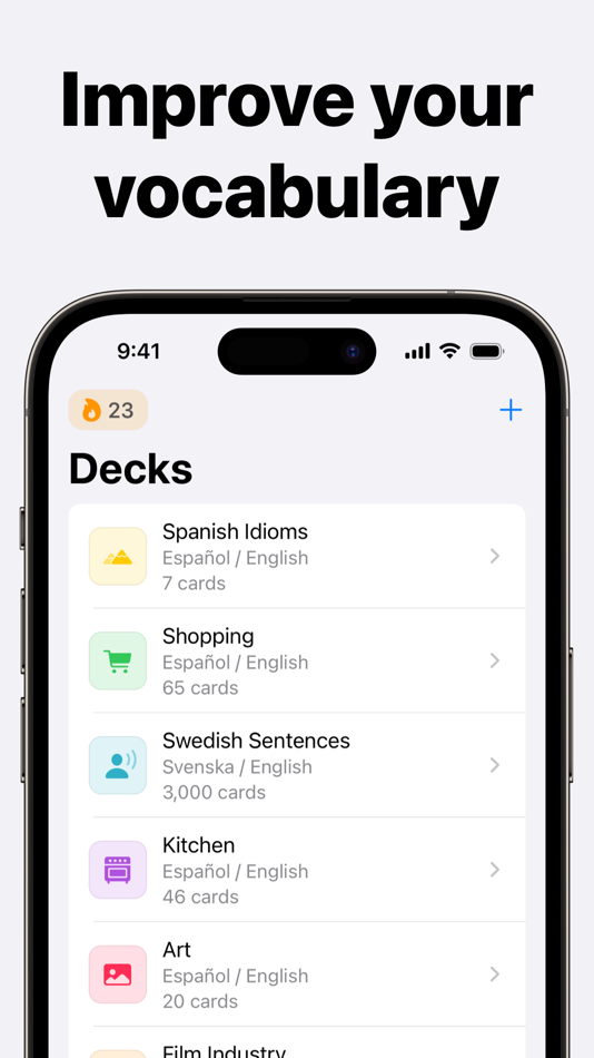 #1. Vocabify Learn with Flashcards (iOS) By: Dzmitry Viarenich