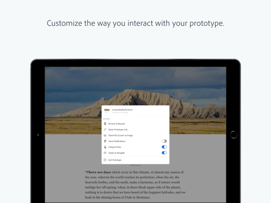 Adobe XD iPad screenshot 4 - Graphics & Design app