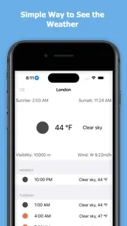 weatherum - local weather iphone screenshot 1
