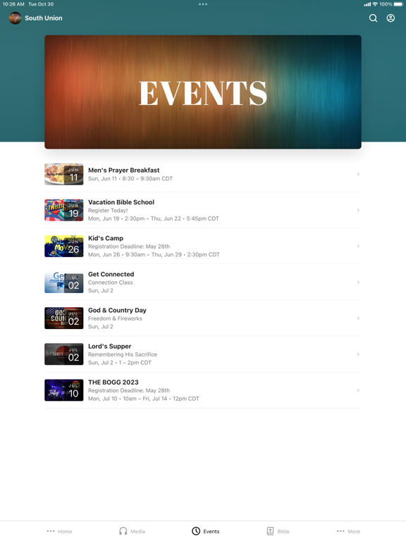 Screenshot #6 pour South Union Baptist Church