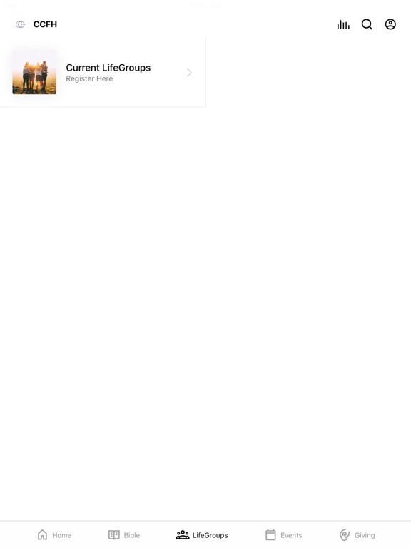 Screenshot #6 pour CCFH Mobile App