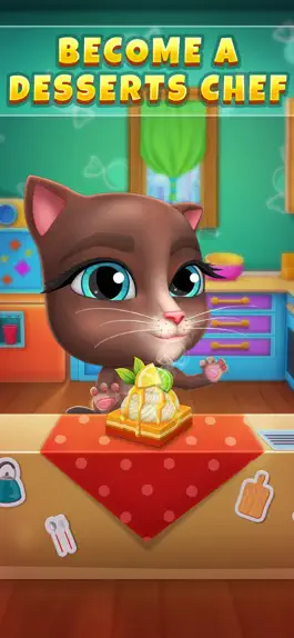 Game screenshot Моя Говорящая Кошка Лилия apk