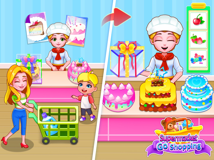 Supermarket Go Shopping