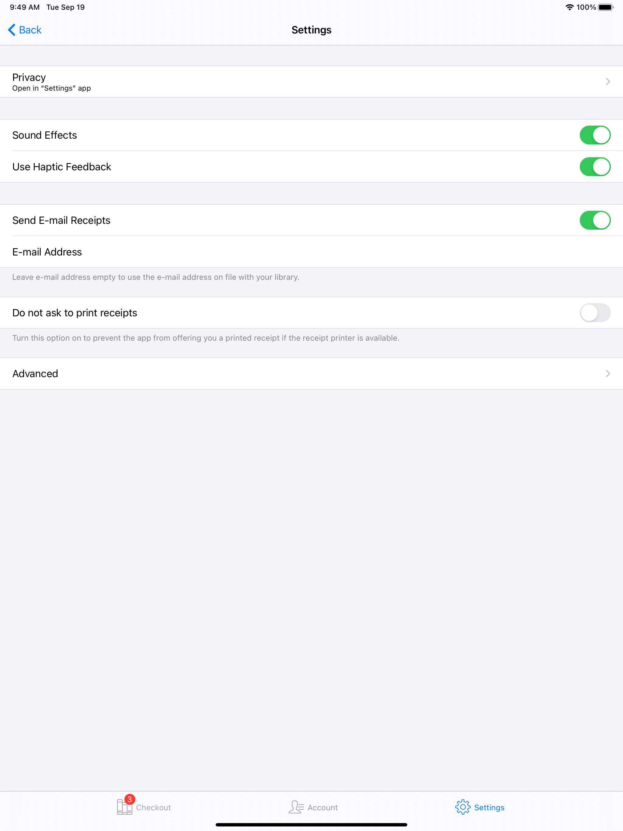 RPL Self-Check Out