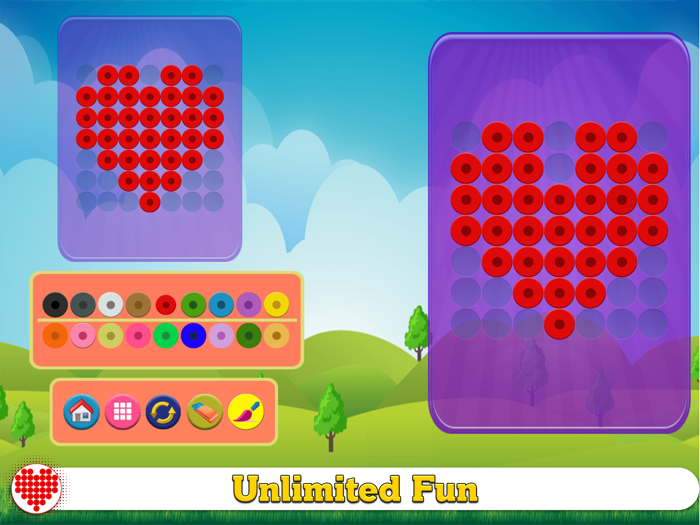 Mosaic Hex Puzzle Kids Shapes