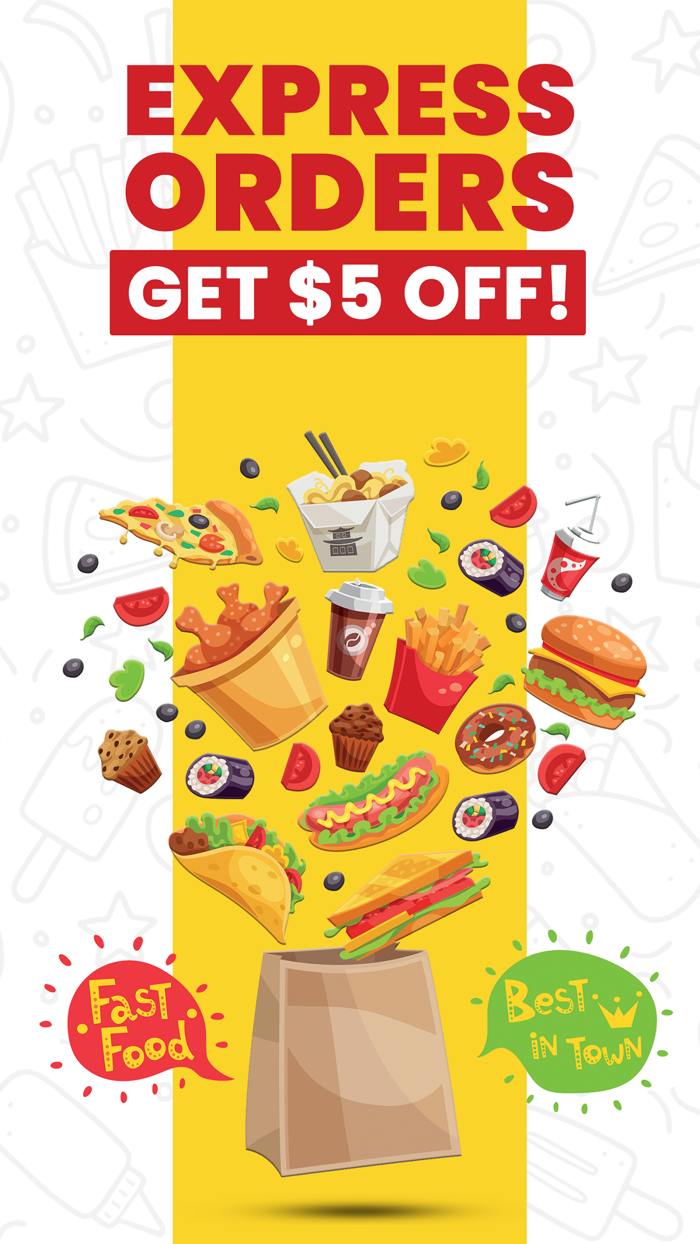 Express Orders Food Delivery