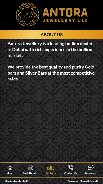 Antora Jewellery Screenshot