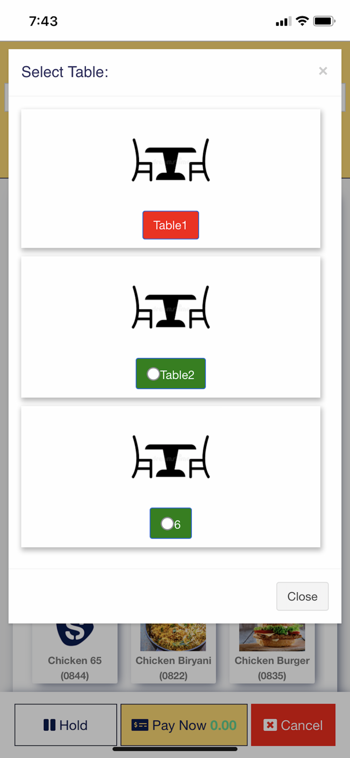 Sero POS  Point of Sale App