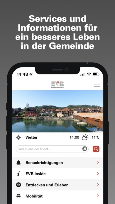 Energieversorgung Büren AG Screenshot