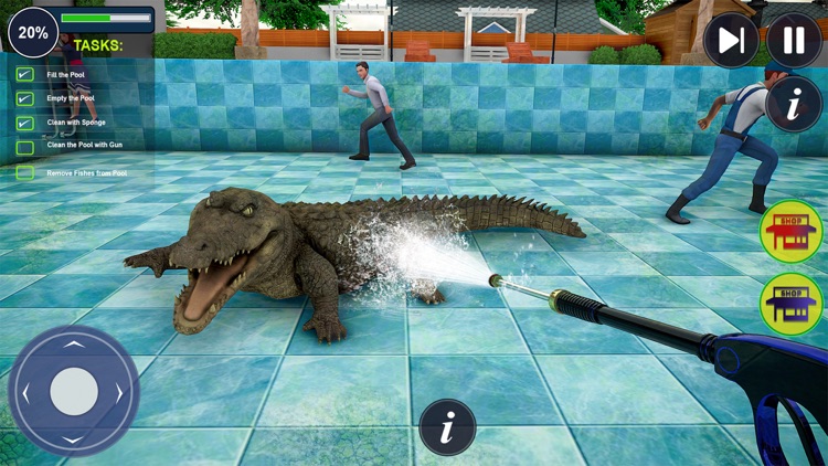 Swimming Pool Cleaning Games screenshot-4