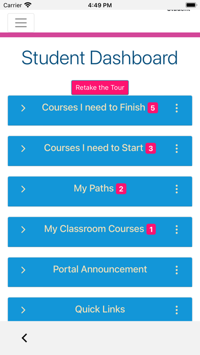 LearningZen LMS Screenshot