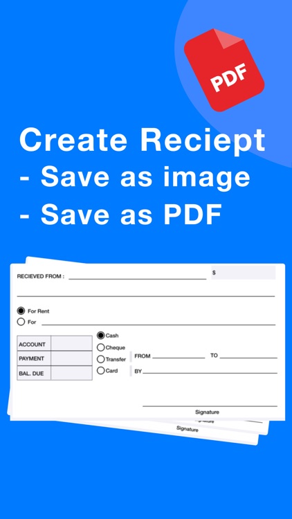 Reciept Maker : PDF Converter screenshot-3