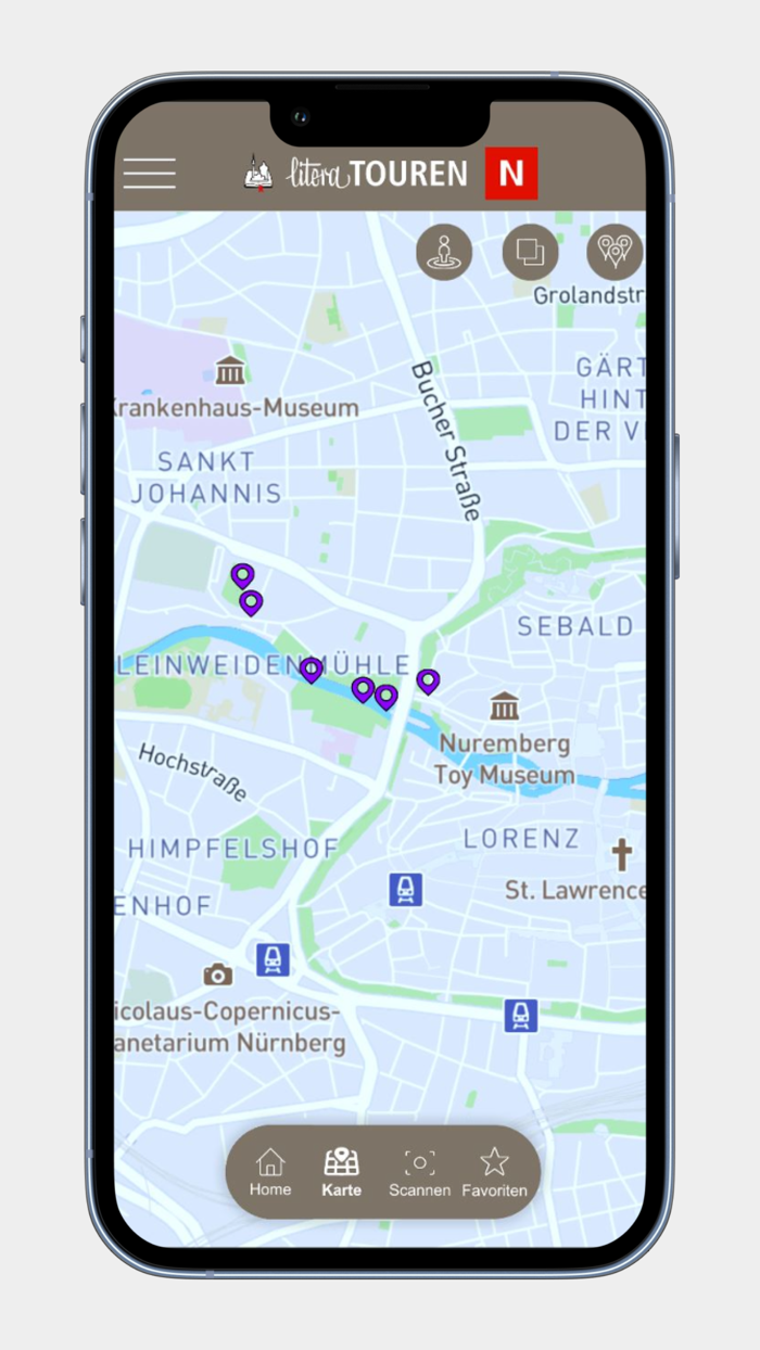 LiteraTouren Nürnberg  Region