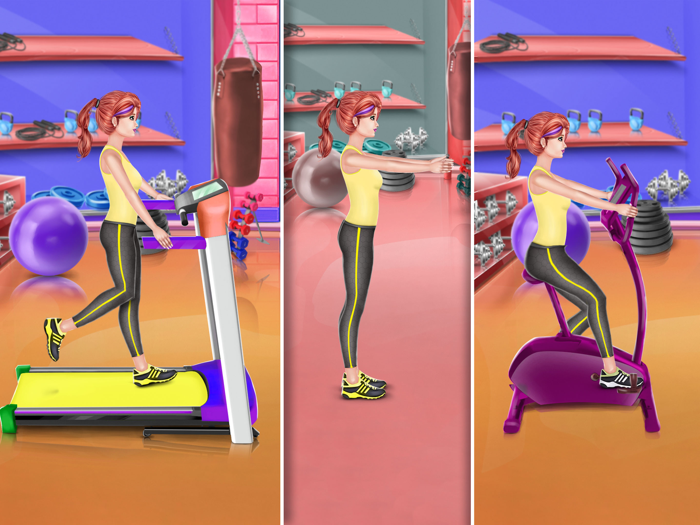 Model Girl Dress Up and Makeup