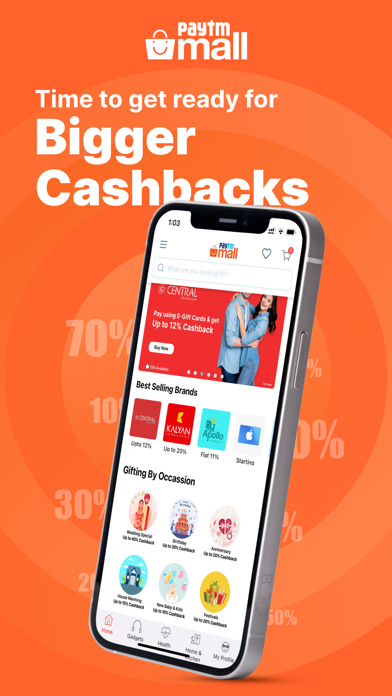 Paytm Mall: E-Gift Card Store Screenshot 1 - AppWisp.com Paytm Mall: E-Gift Card Store Screenshot 1 - AppWisp.com