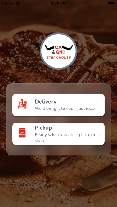 Ox and Grill Screenshot